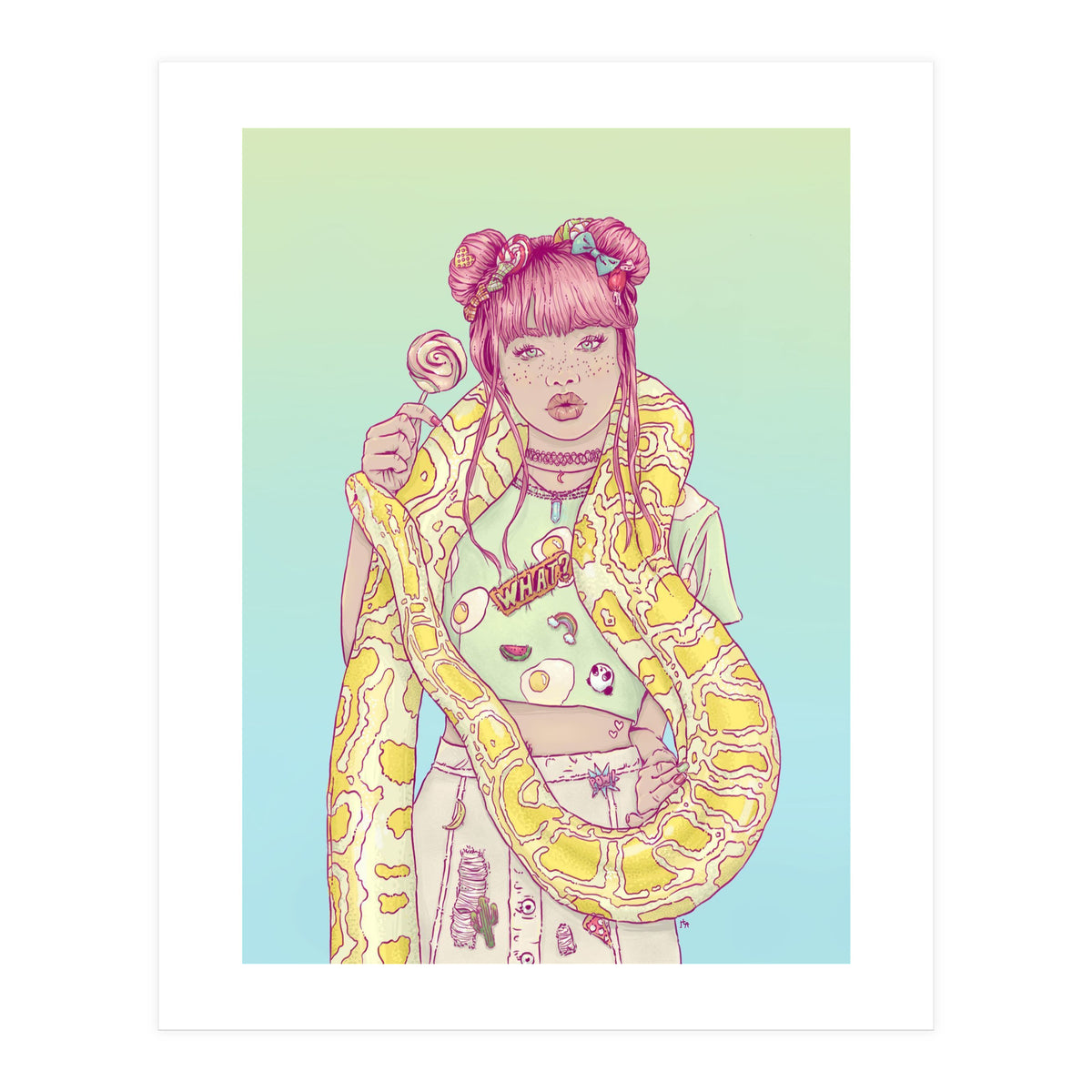 Candid Candy Lady (Print Only)