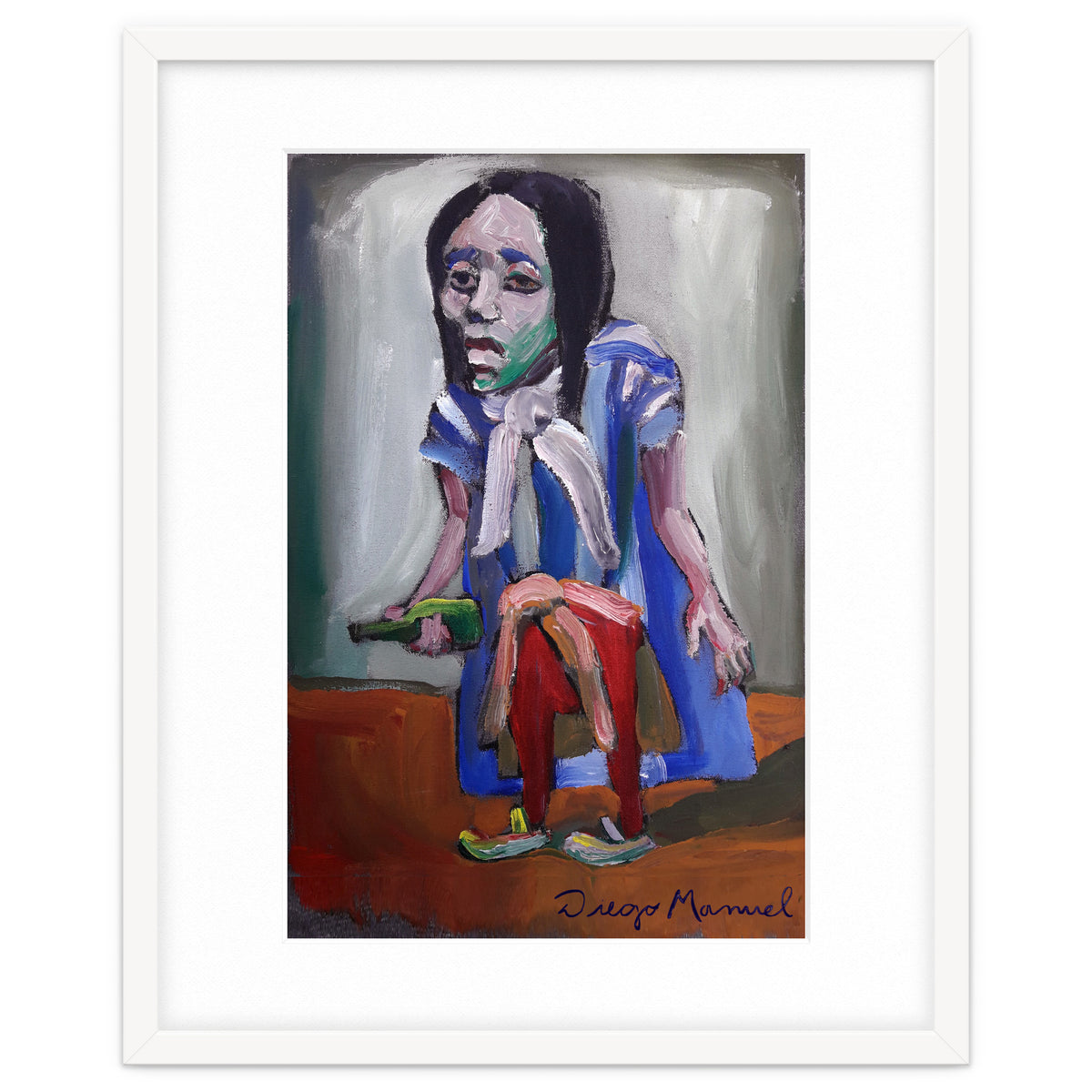 The fan, people from the neighborhood