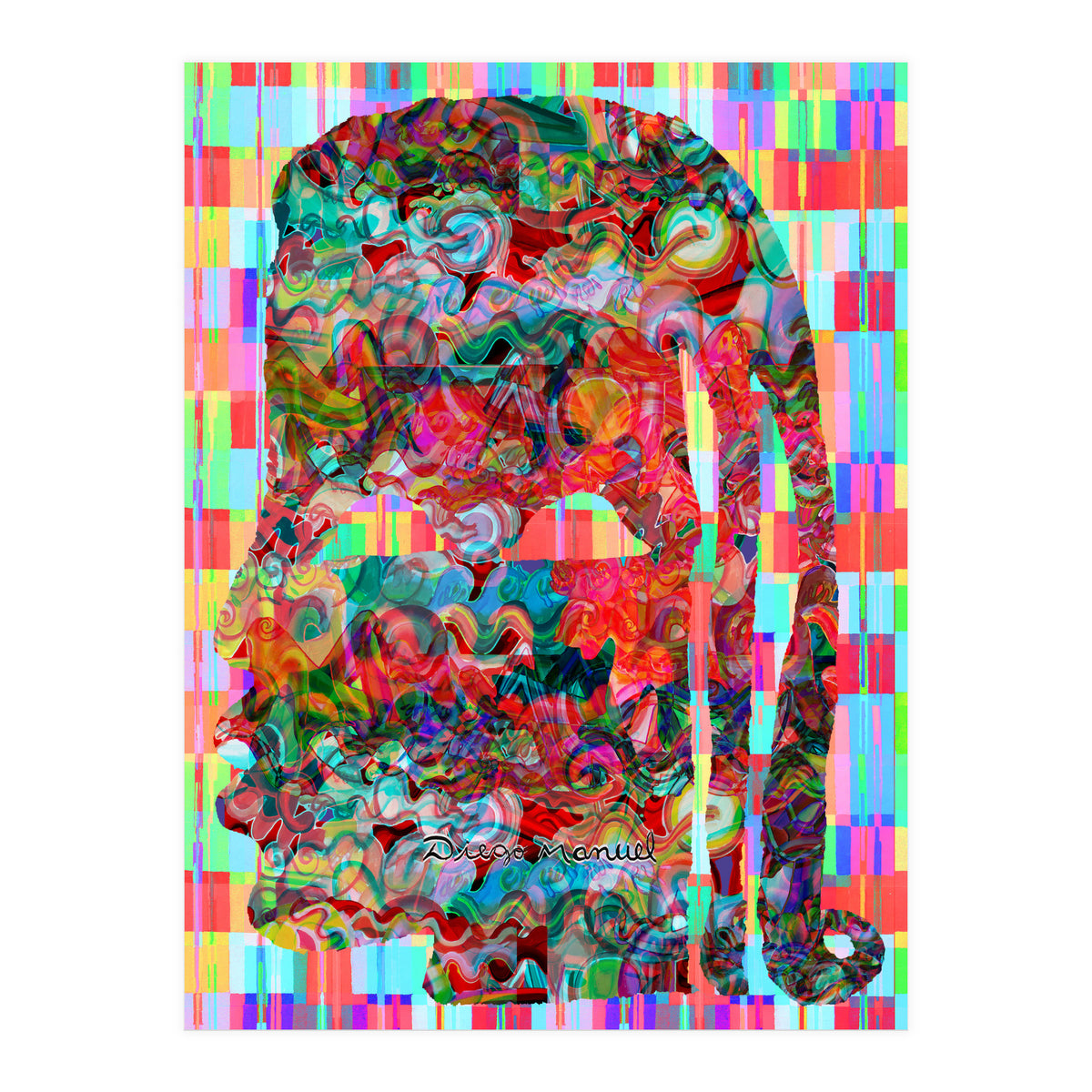 Abstracto Pop Nuevo B Nuevo 4 (Print Only)