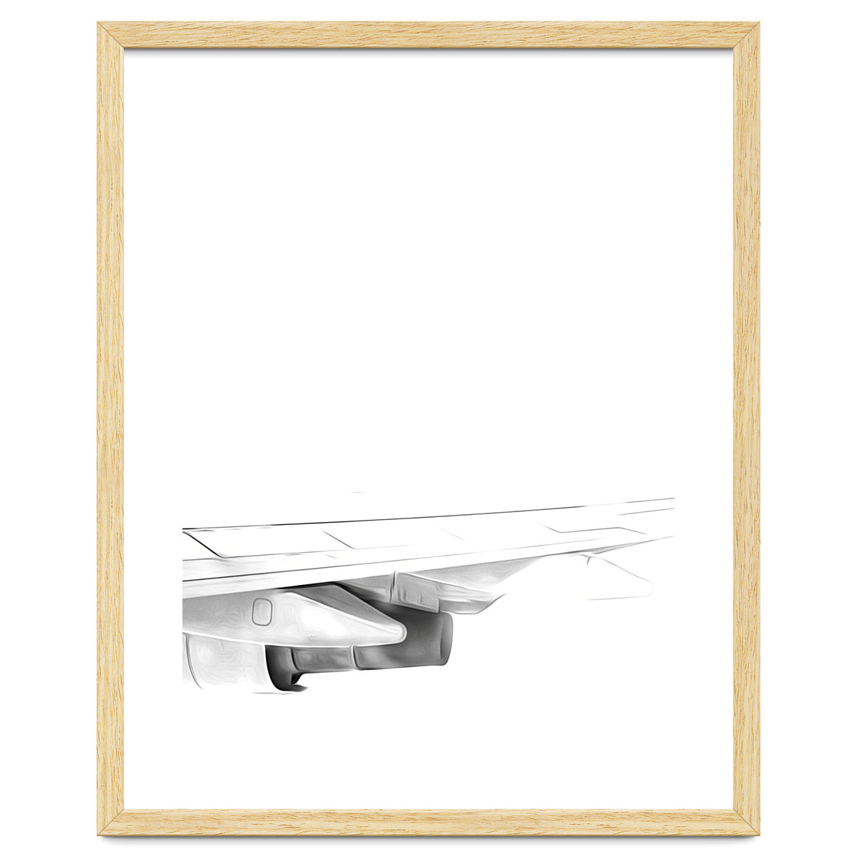 Black and White Airplane