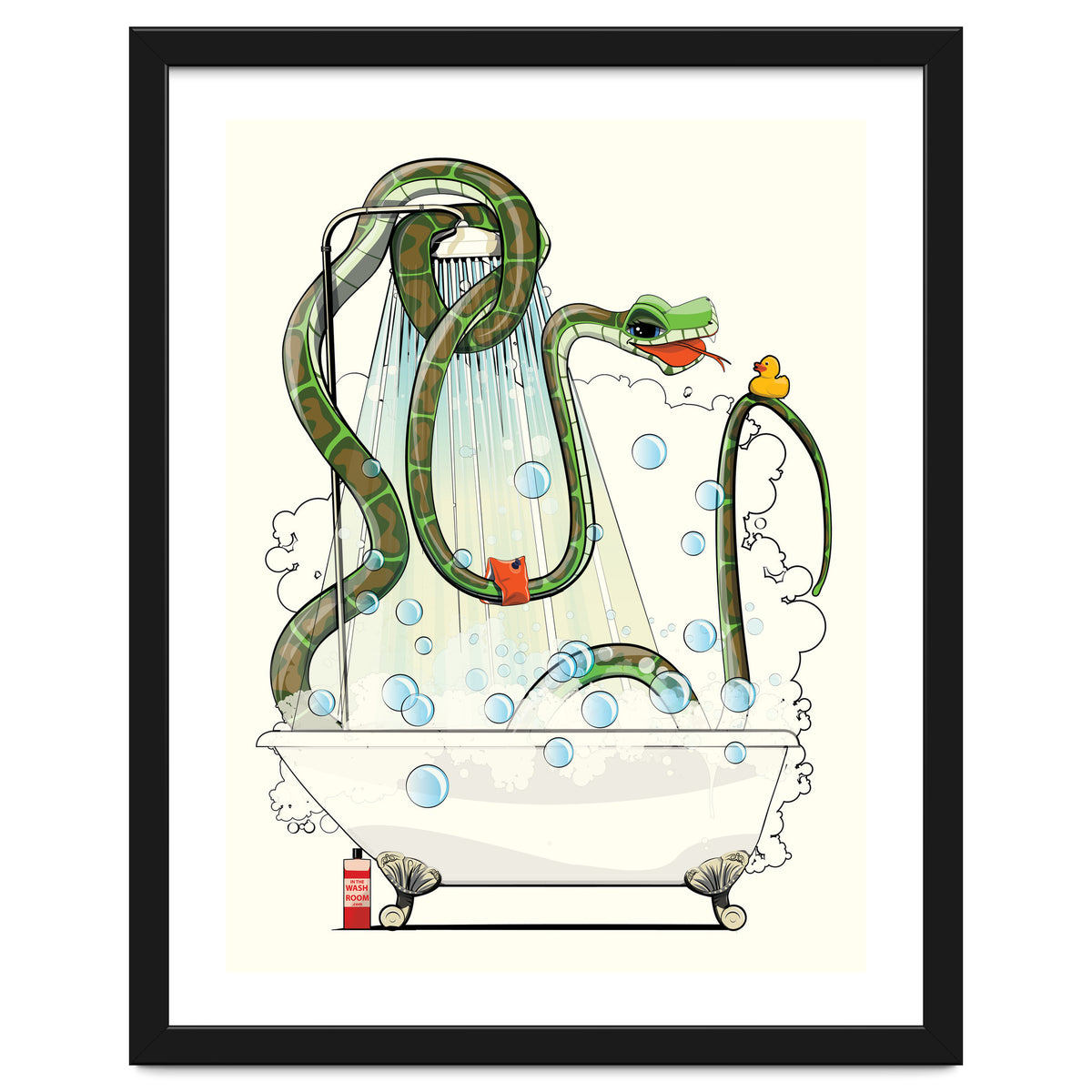 Snake in the Bath, Funny Bathroom Humour