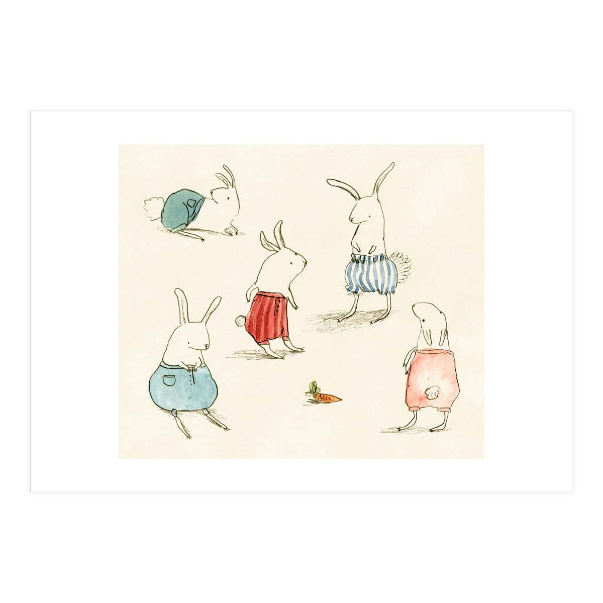 If Rabbits Wore Pants (Print Only)