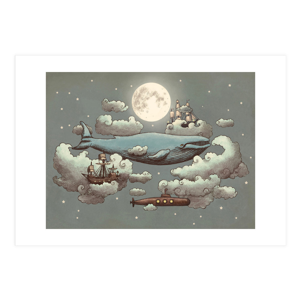 Ocean Meets Sky (Print Only)