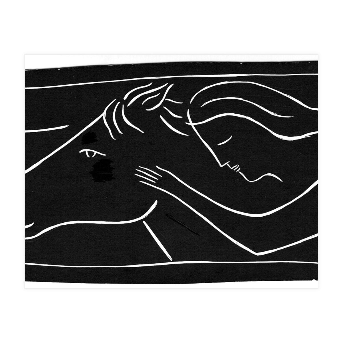 Woman On Horse (Print Only)