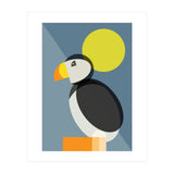 Mid Century Geometric Puffin (Print Only) thumbnail