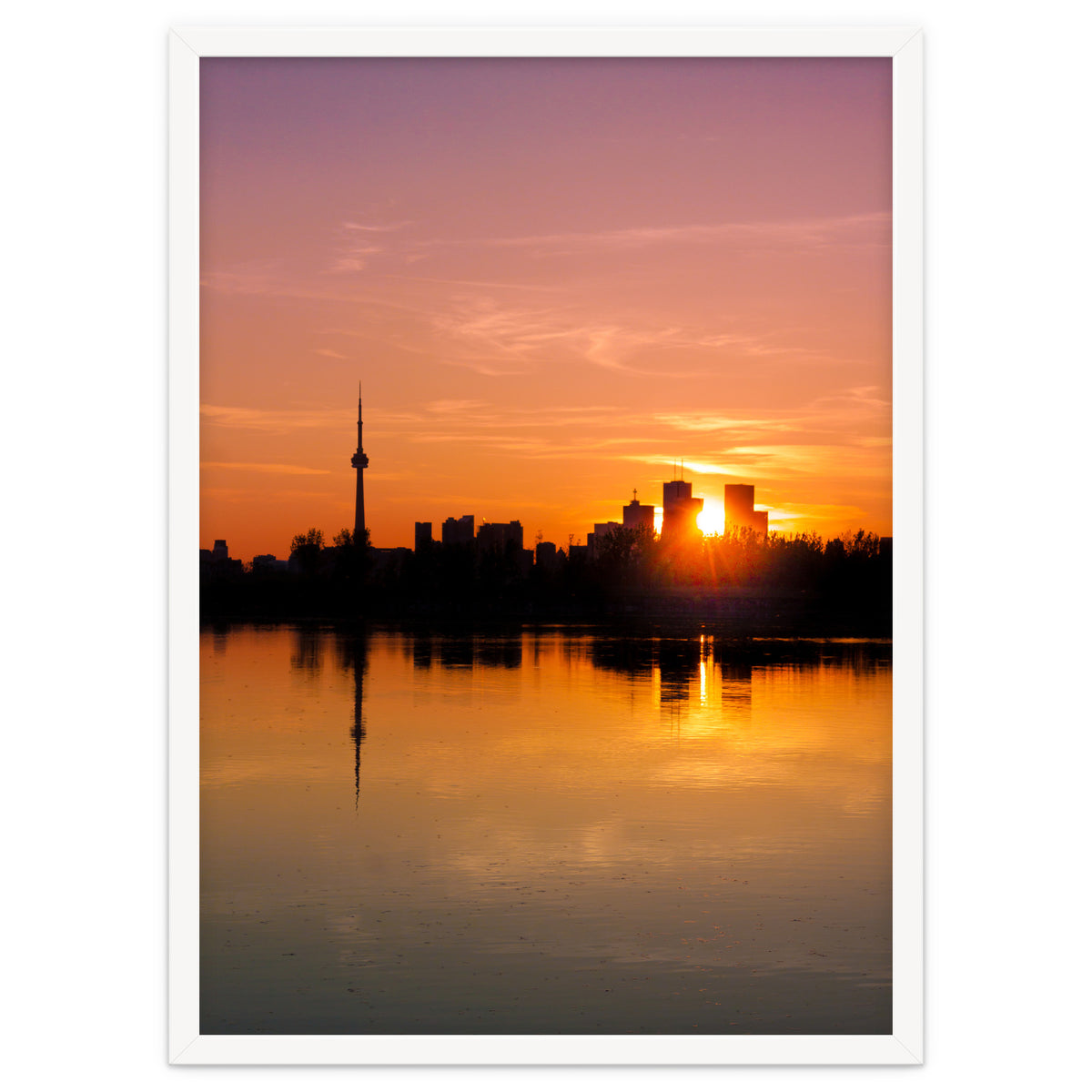Leslie Street Spit Toronto Canada Sunset