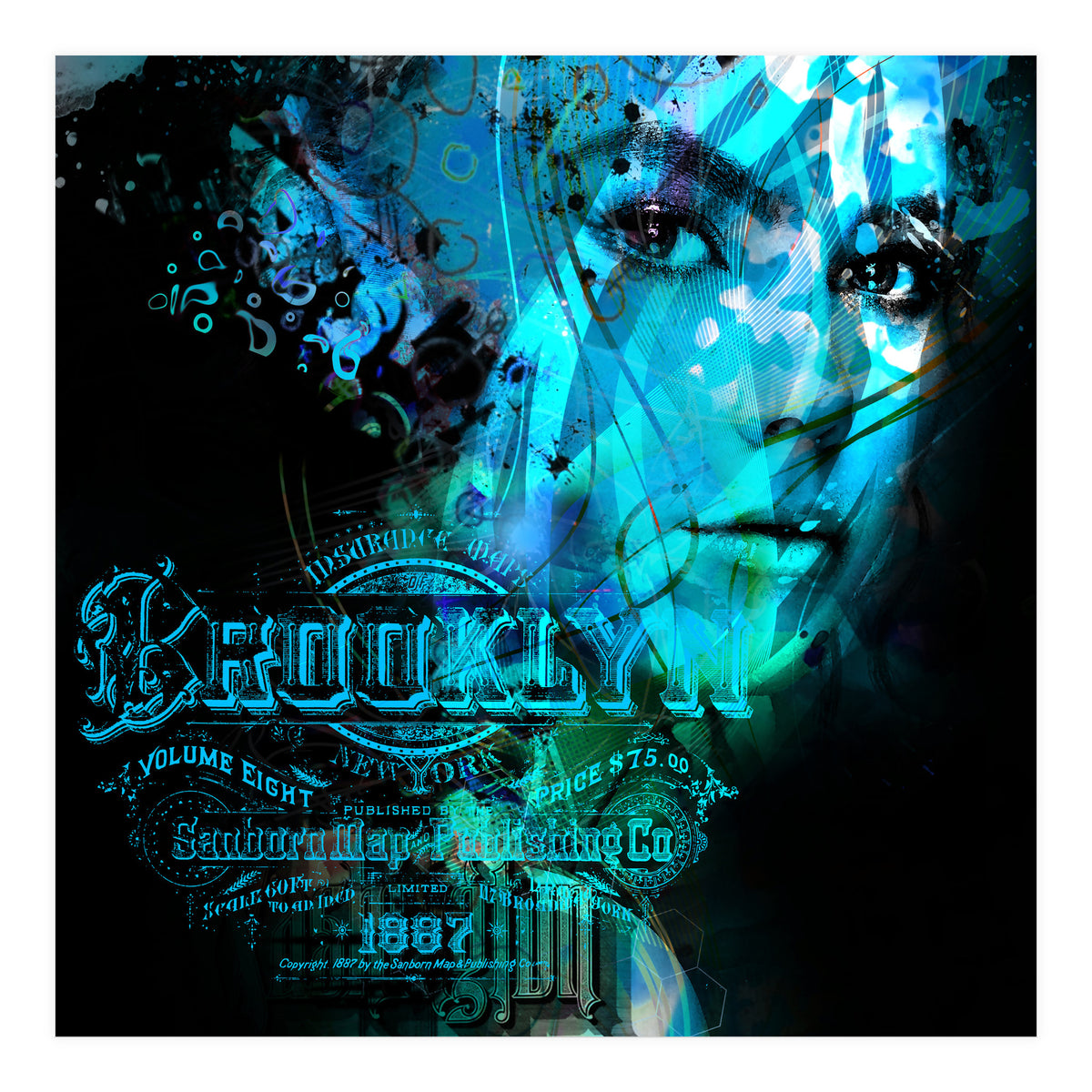 Face Flipped2brooklyn Large (Print Only)