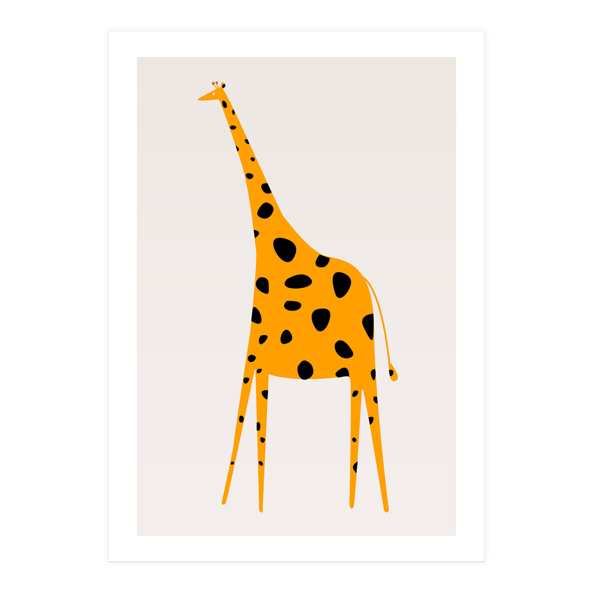 Cute Giraffe (Print Only)