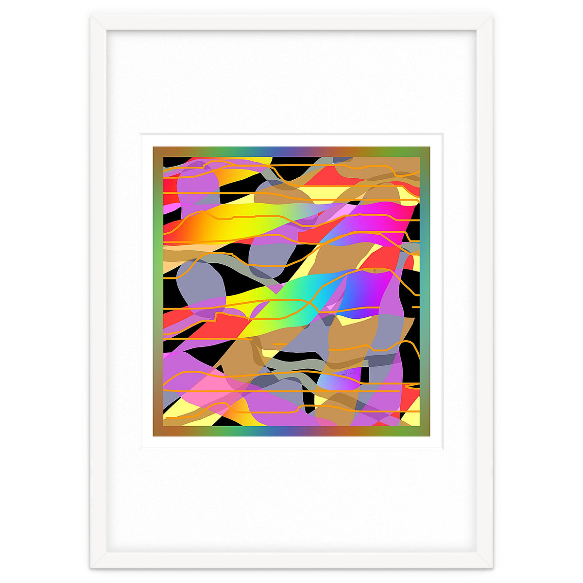 ABSTRACT COLOR BANDS