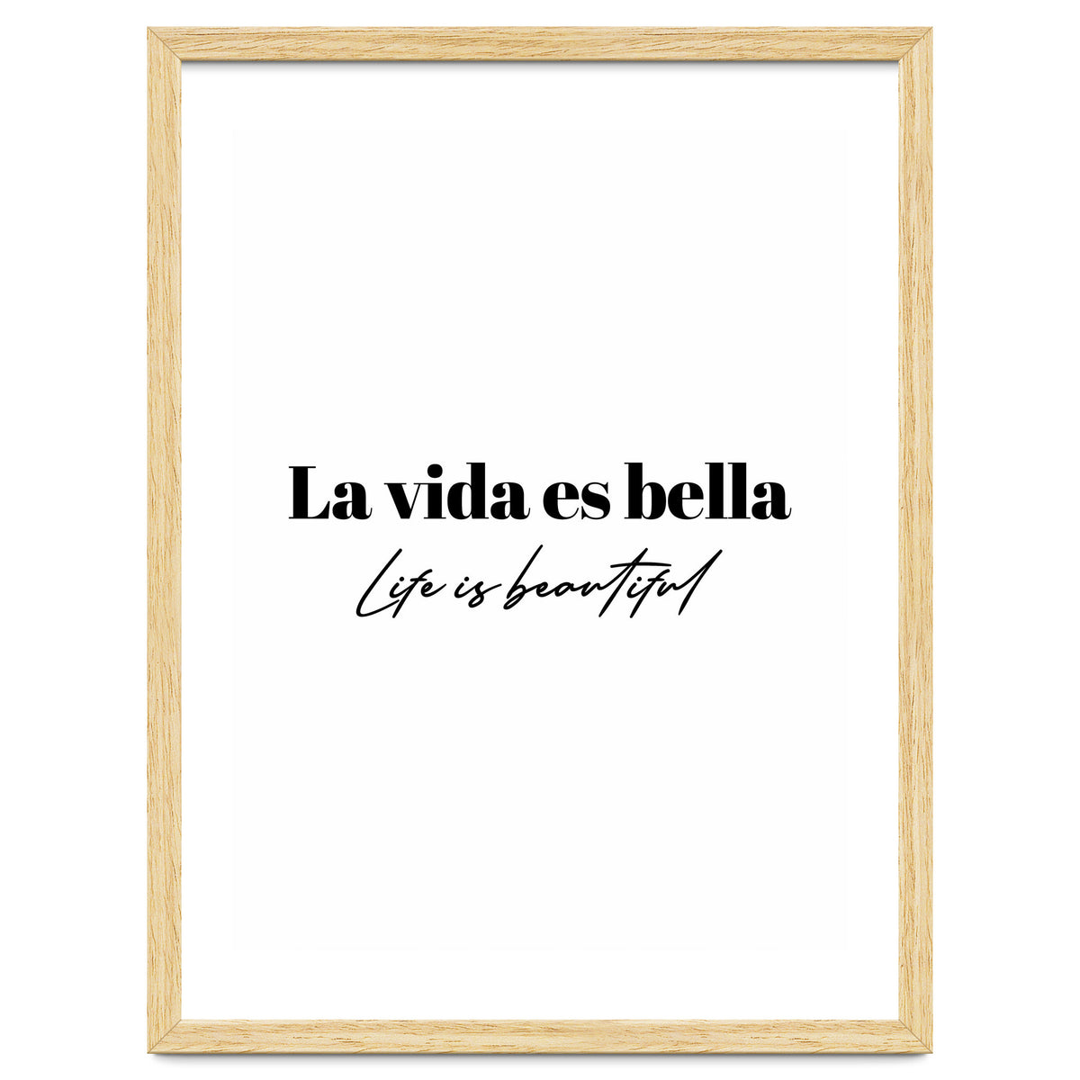 Life Is Beautiful (In Spanish)