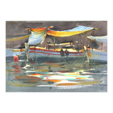Yacht painting art watercolor (Print Only) thumbnail