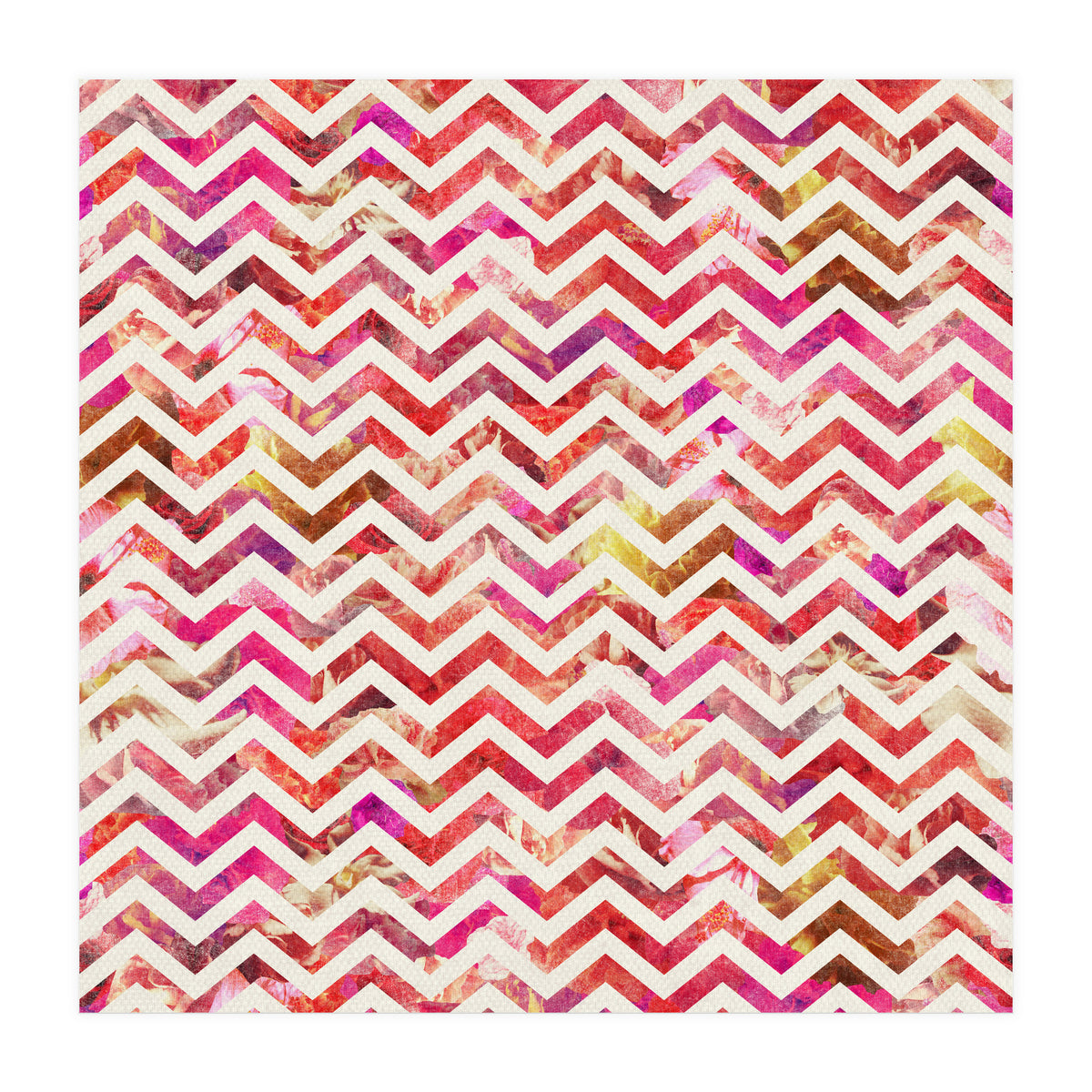 Floral Chevron (Print Only)