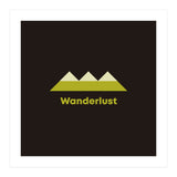 Wanderlust | modern typography (Print Only) thumbnail