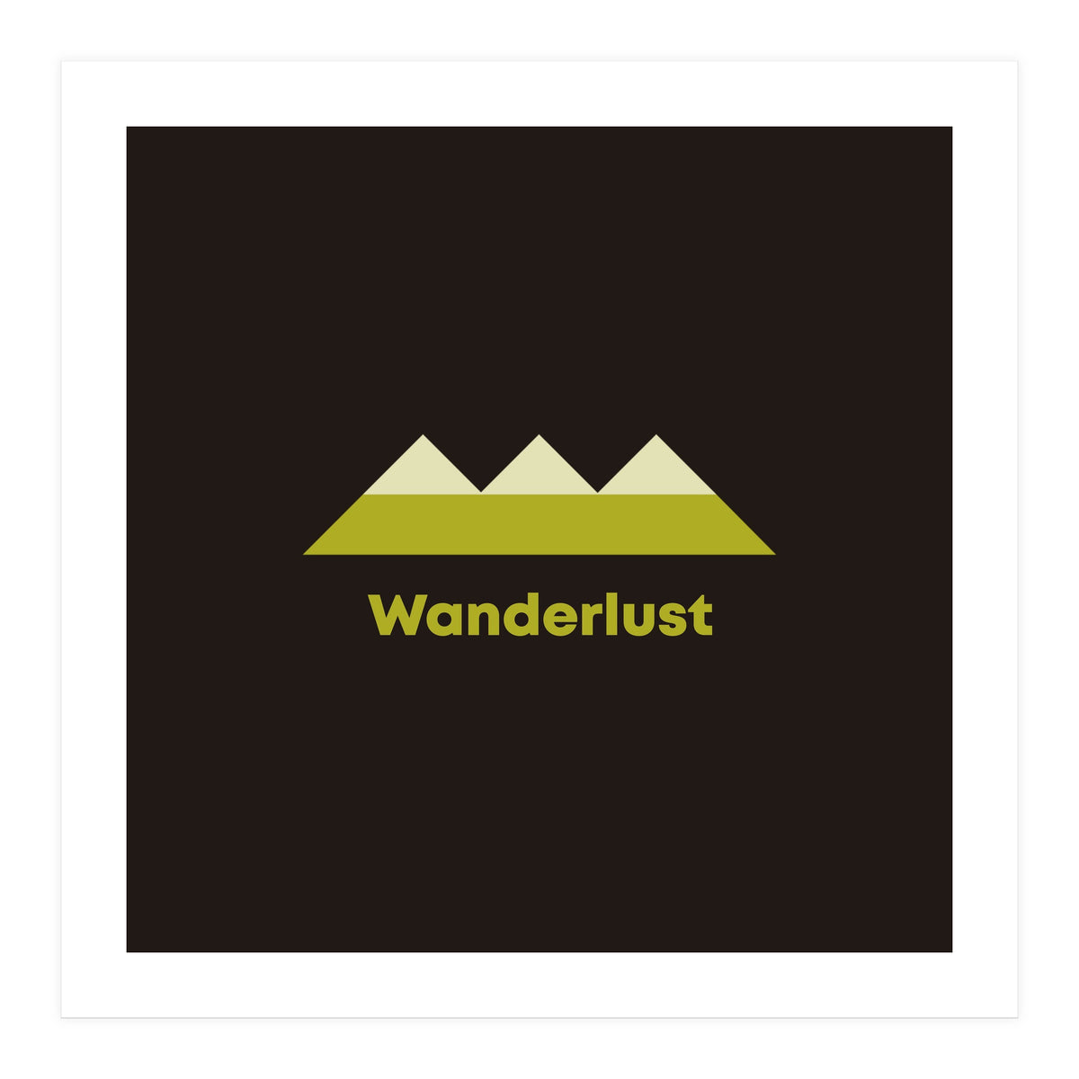 Wanderlust | modern typography (Print Only)