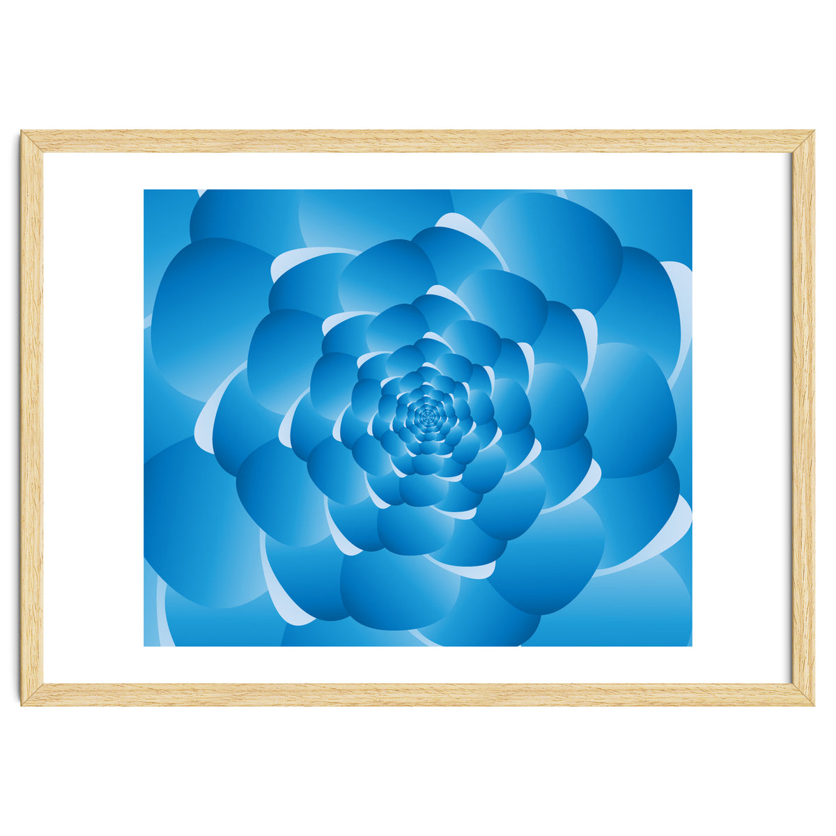 Sky Cloud Spiral Blue Spiral