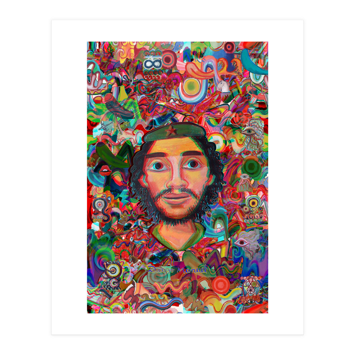 El Che Y Graffiti 2 (Print Only)