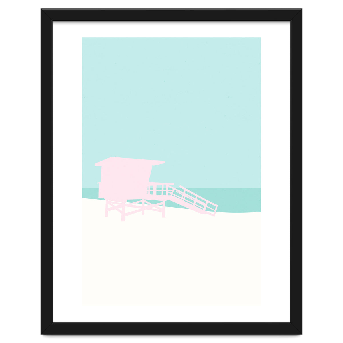 Minimal Lifeguard Tower - Turquoise Coast