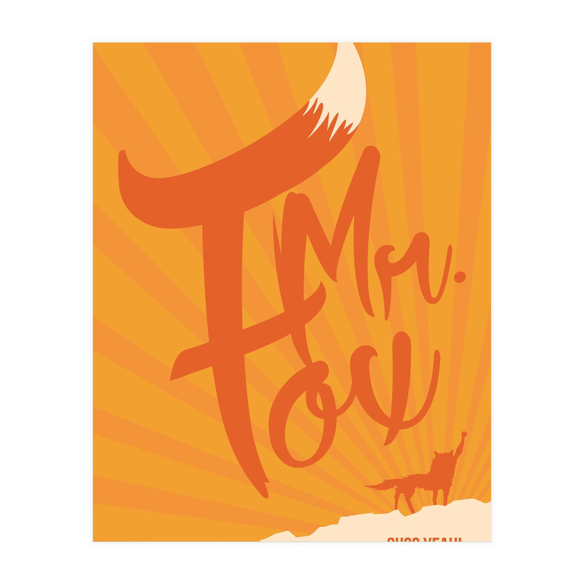 Fantastic Mr. Fox movie poster (Print Only)