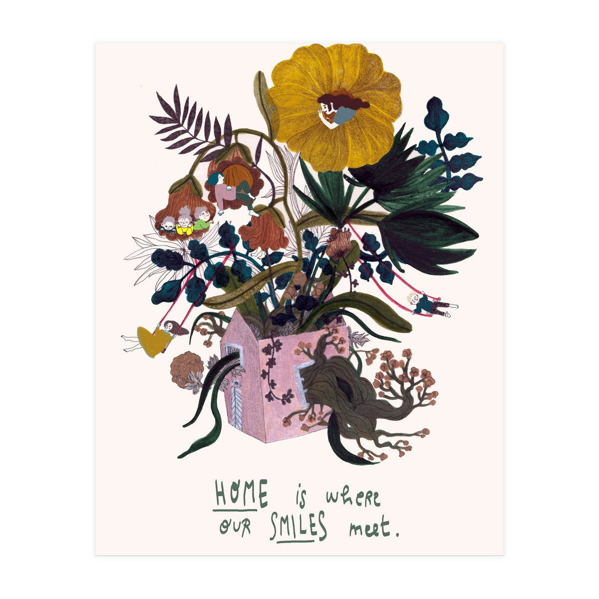 Home Is Where Our Smiles Meet (Print Only)