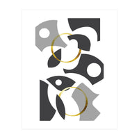 Cut Out Abstract No. 1 | gold (Print Only)