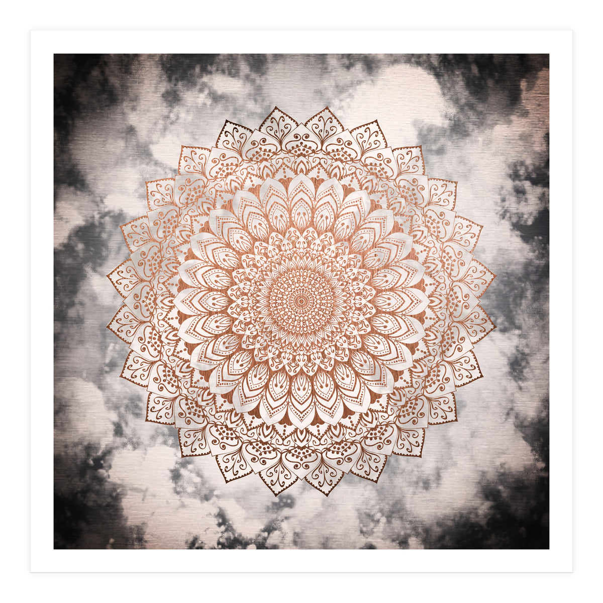 Rose Night Mandala (Print Only)