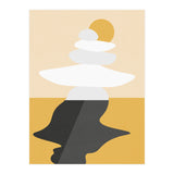 Abstract Cairn - Golden Desert (Print Only) thumbnail