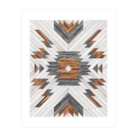 Urban Tribal Pattern No.8 - Aztec - Wood (Print Only)