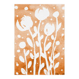 Abstract Flowers Orange (Print Only) thumbnail