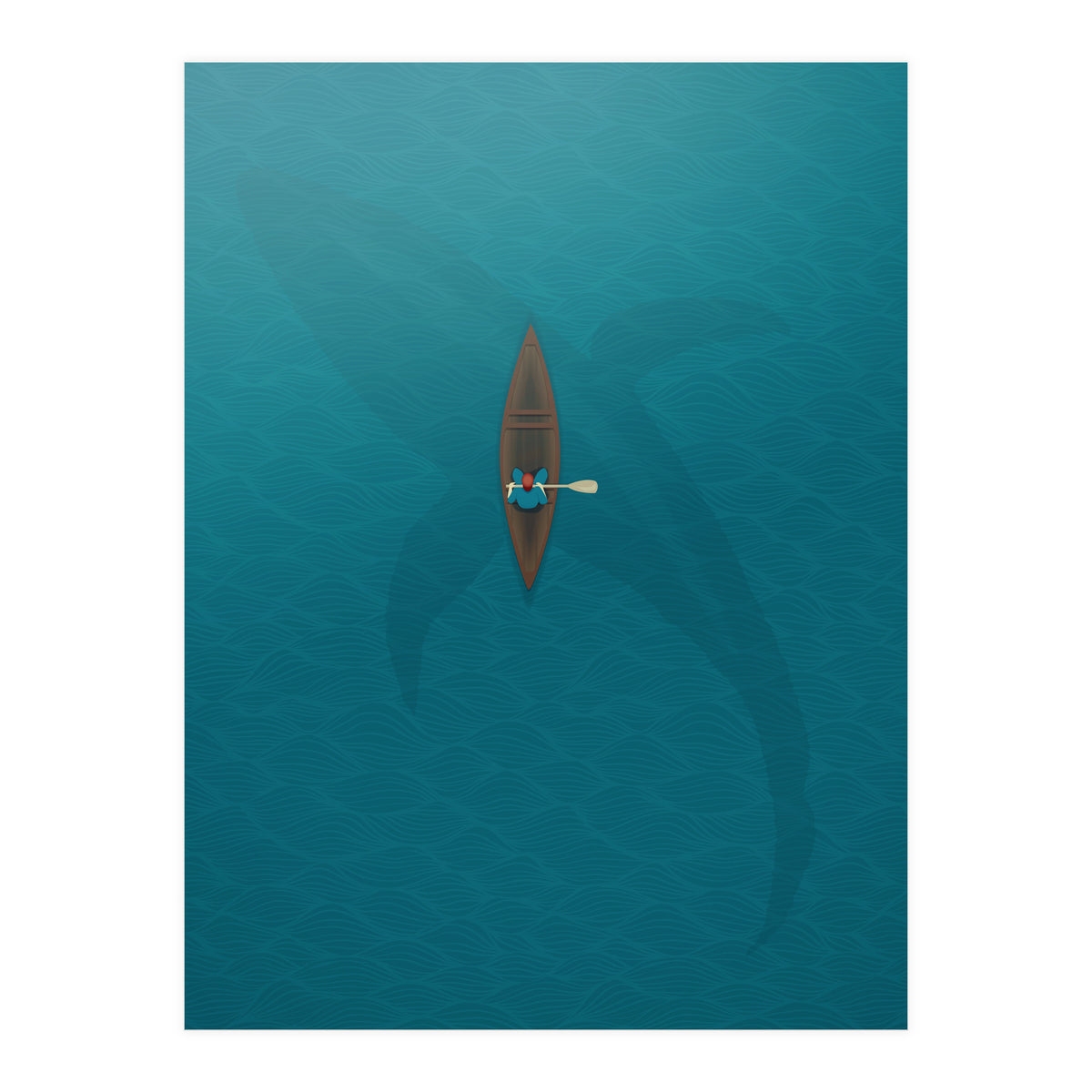 The man and the sea (Print Only)