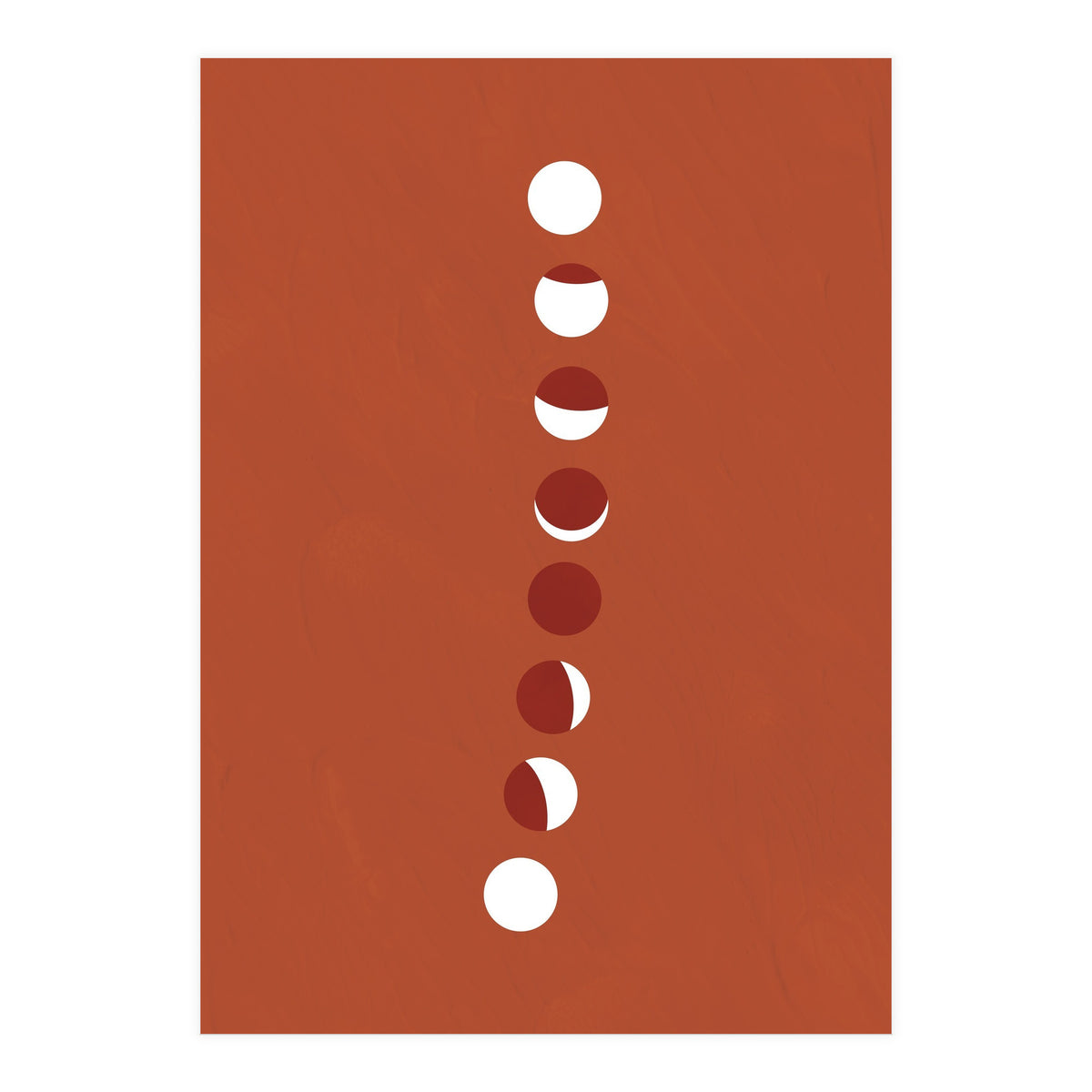 Lunar Eclipse Moon Phases I (Print Only)