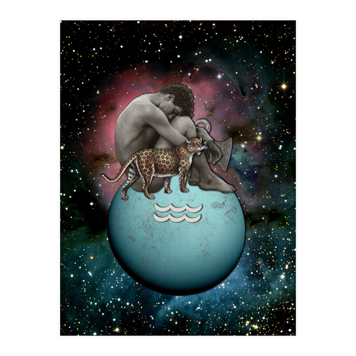 Aquarius  Zodiac Sign (Print Only)