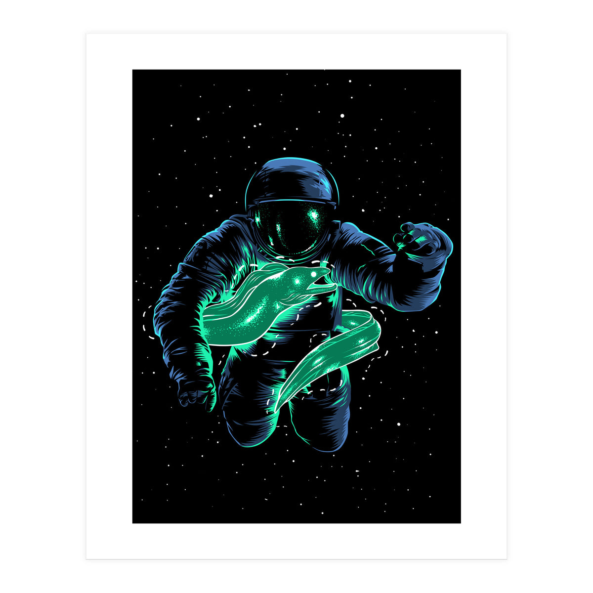 Astronaut fish (Print Only)