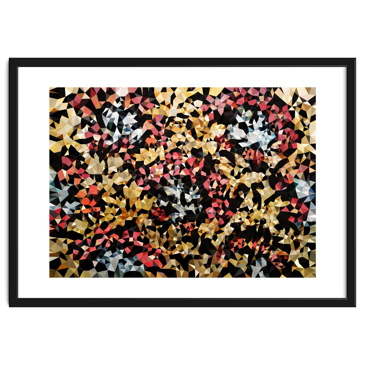 Floral Gold Geometric