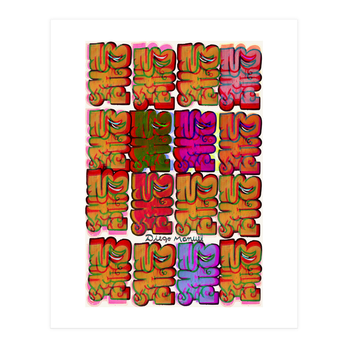 Graffitis 2021 Tapiz 135 (Print Only)