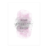 Do it with passion or not at all | watercolor pink (Print Only) thumbnail