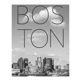BOSTON Skyline North End & Financial District | Text & Skyline (Print Only) thumbnail