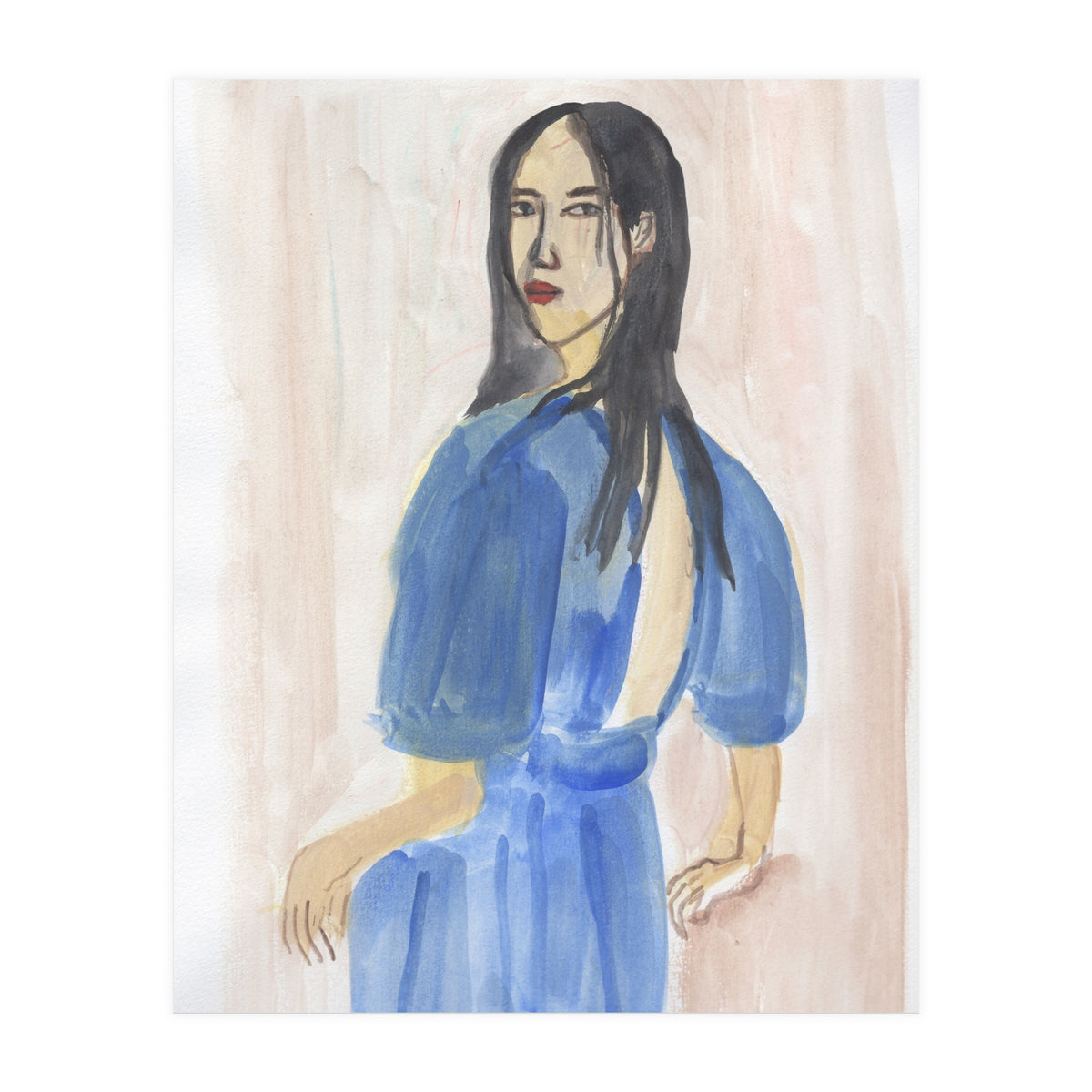 The Blue Dress (Print Only)