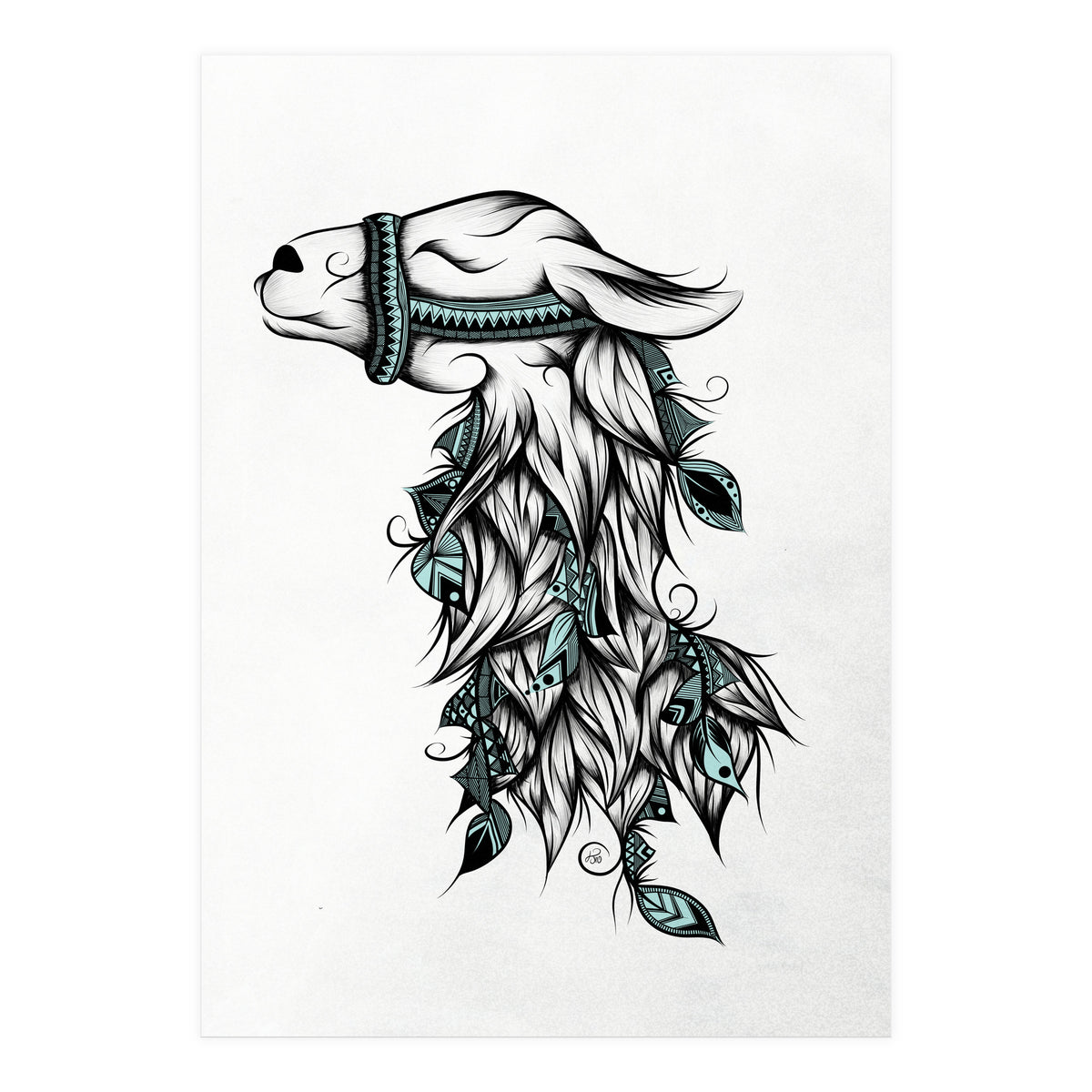 Poetic Llama (Print Only)
