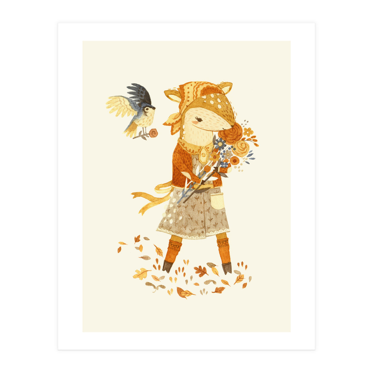 Dakota The Daisy Deer (Print Only)