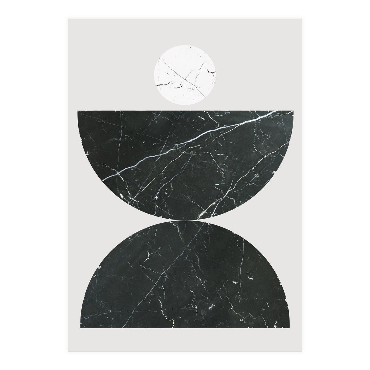 Black & White Marble (Print Only)