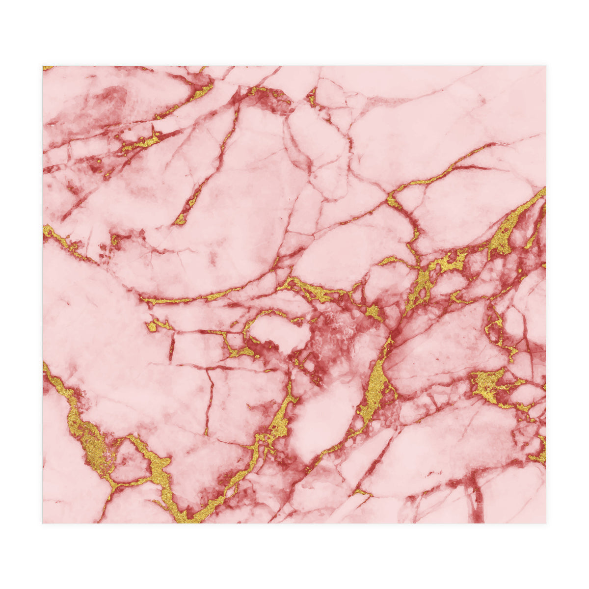 Blush Gold Marble II (Print Only)