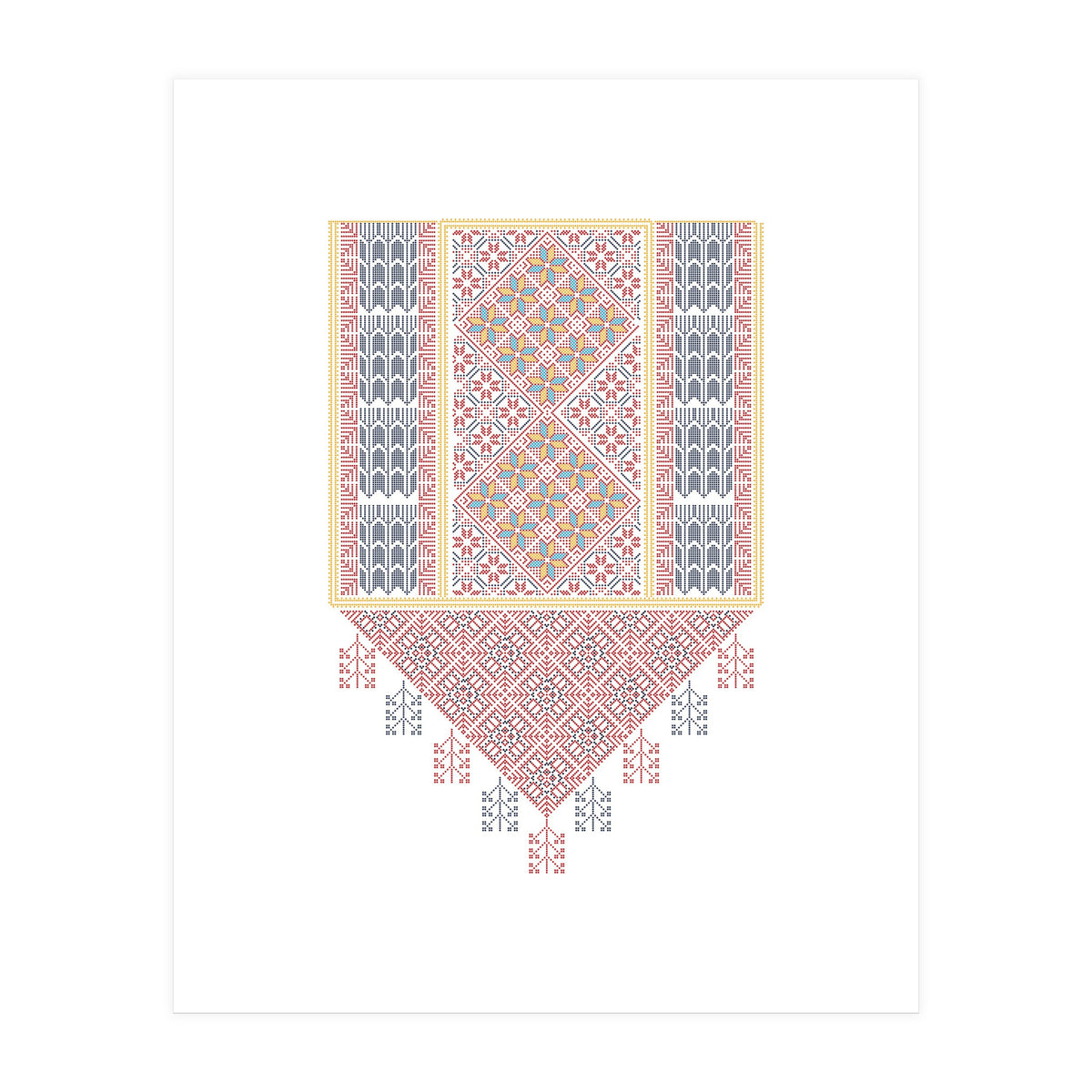 Tatreez Ornament 26 (Print Only)