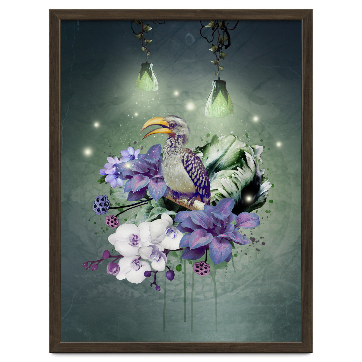Floral Magic Hornbill