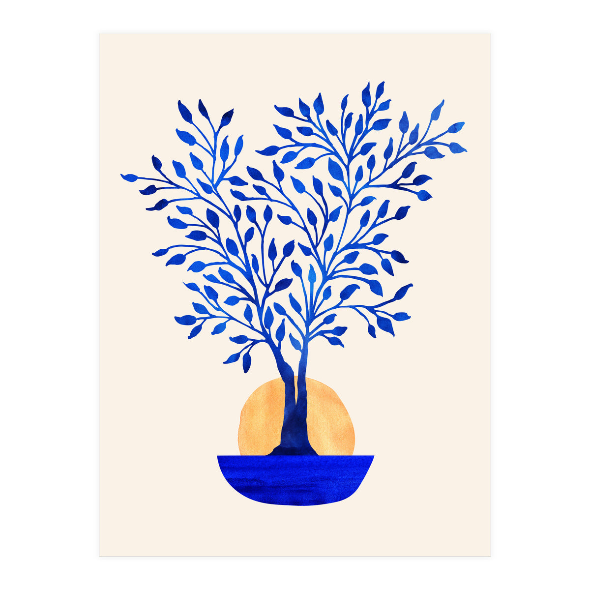 Indigo Ficus Sunrise (Print Only)