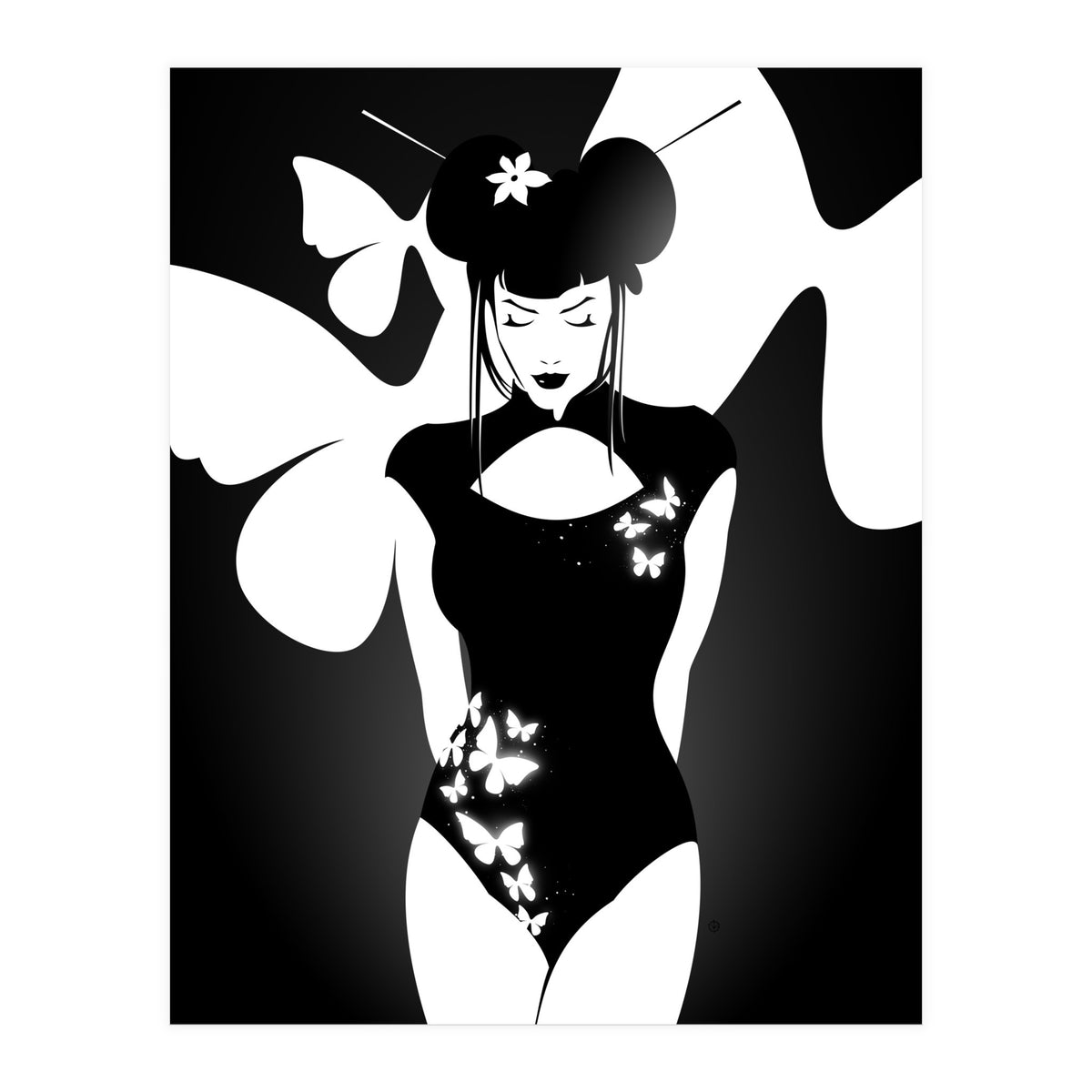 Wrapped In Butterflies (Print Only)