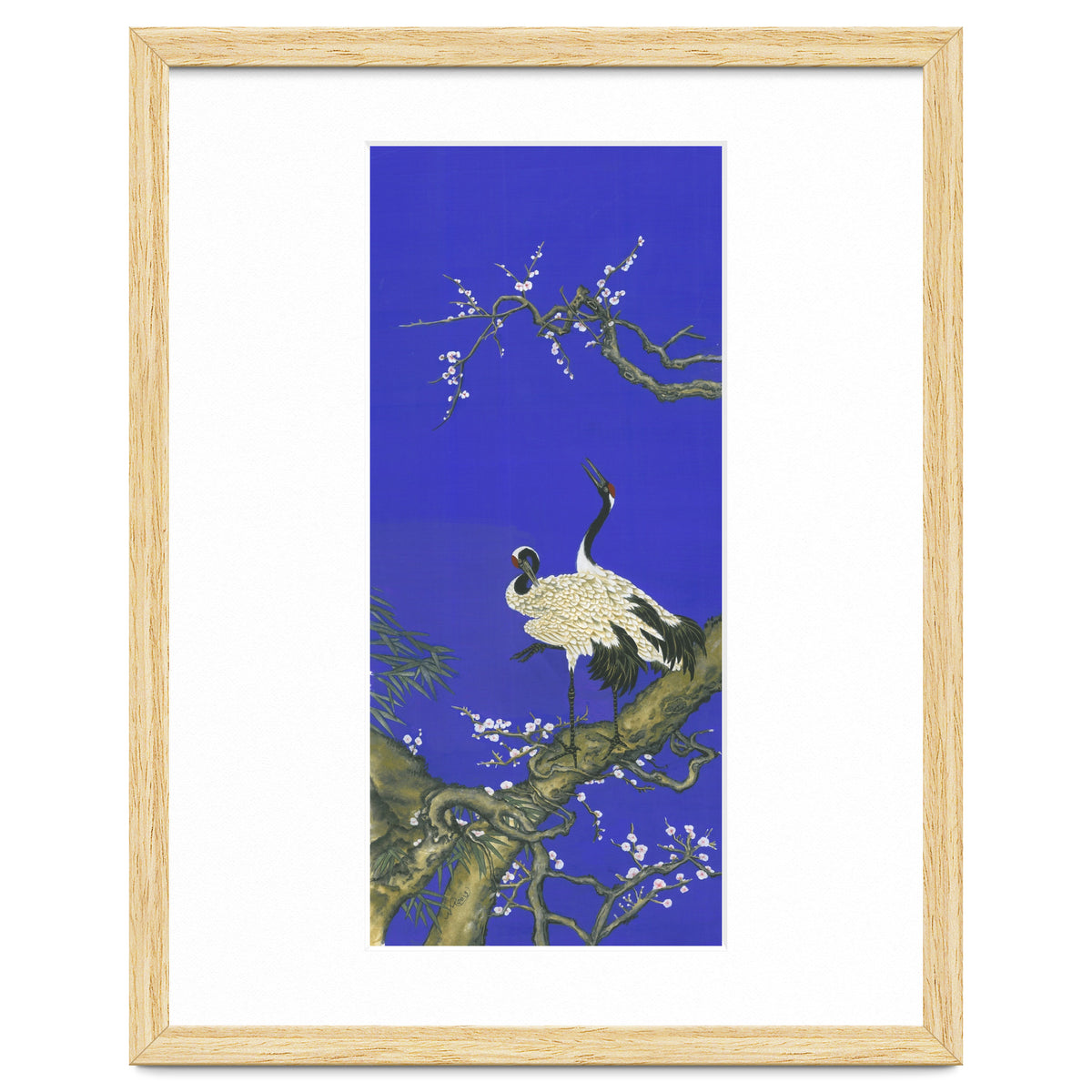 Cranes & Peach Blossom