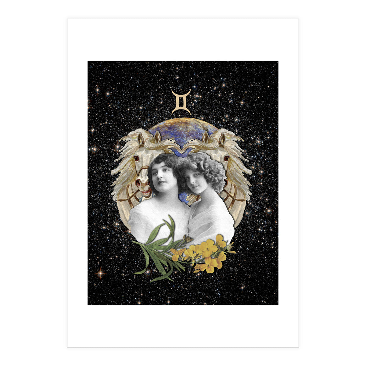 Gemini Zodiac Sign (Print Only)