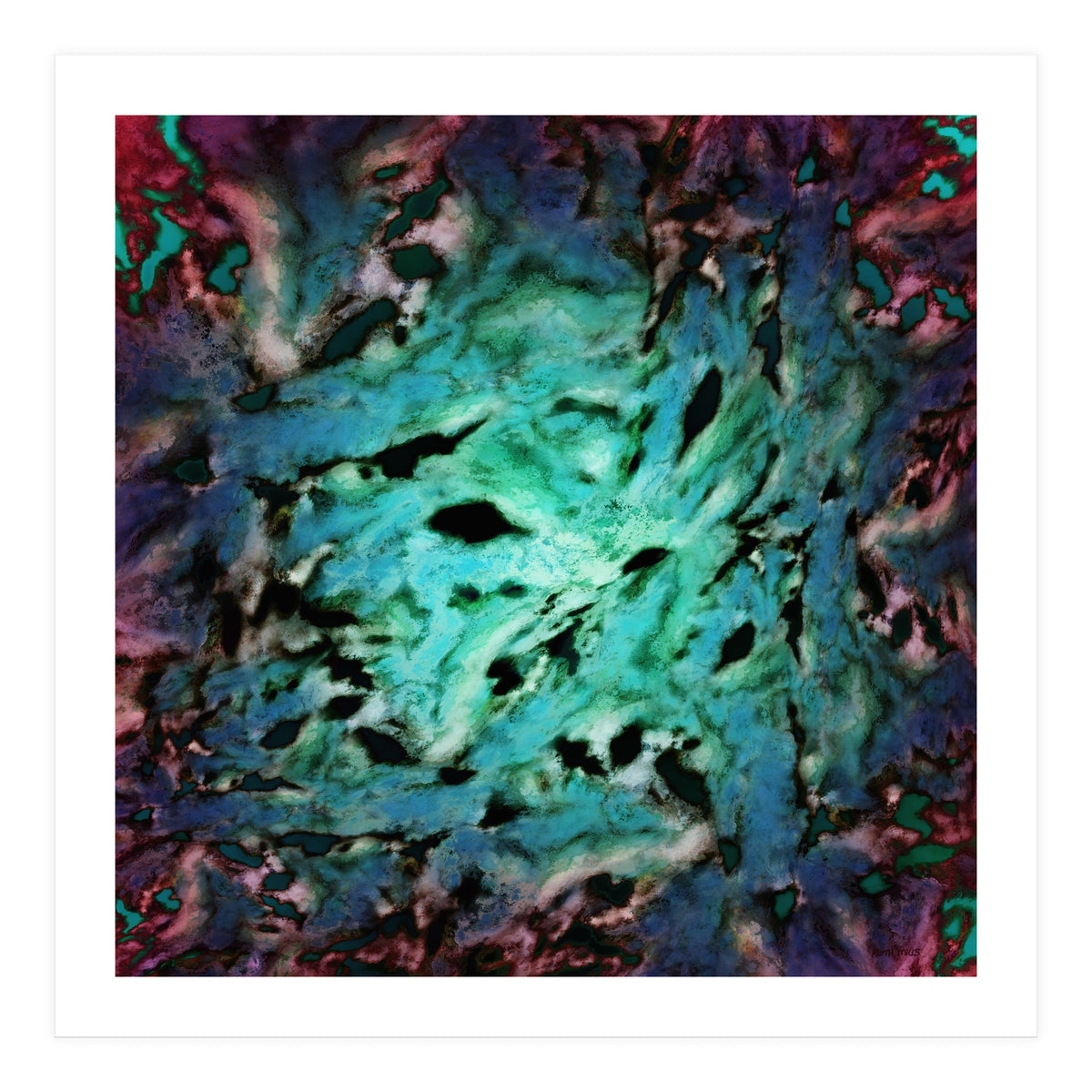 Smash Smash Turquoise (Print Only)