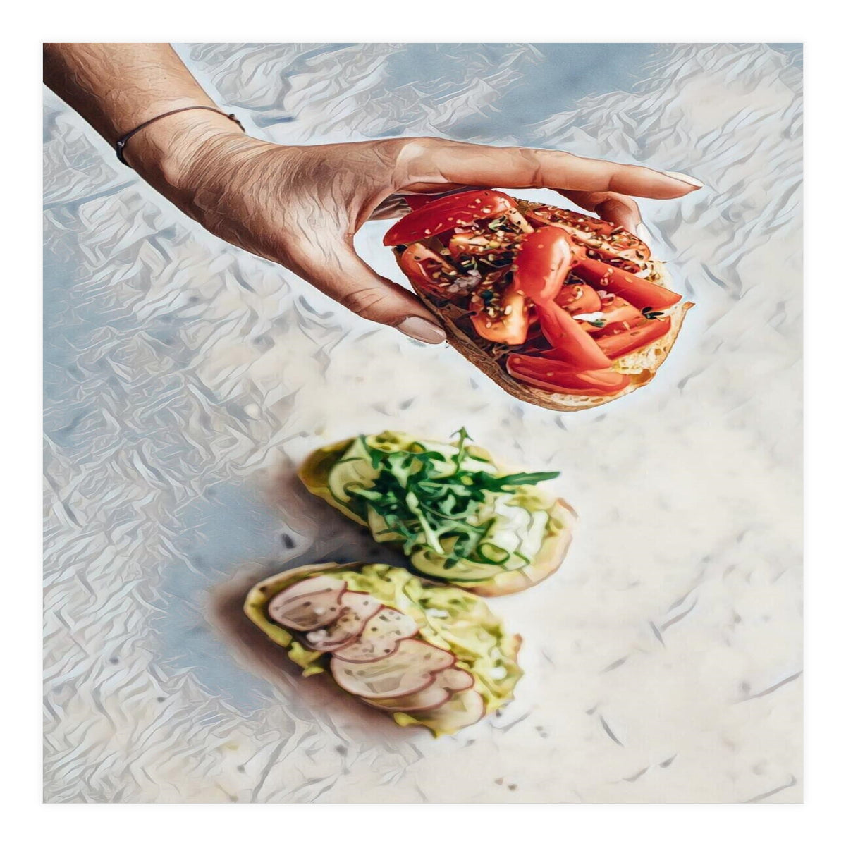 A Beautiful Bruschetta (Print Only)