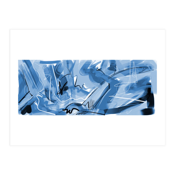 beautiful blue (Print Only)